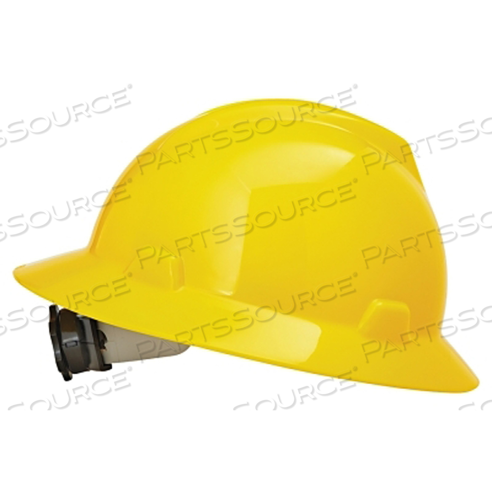 V-GARD PROTECTIVE HATS, FAS-TRAC RATCHET, HAT, YELLOW by MSA Safety Sales, LLC