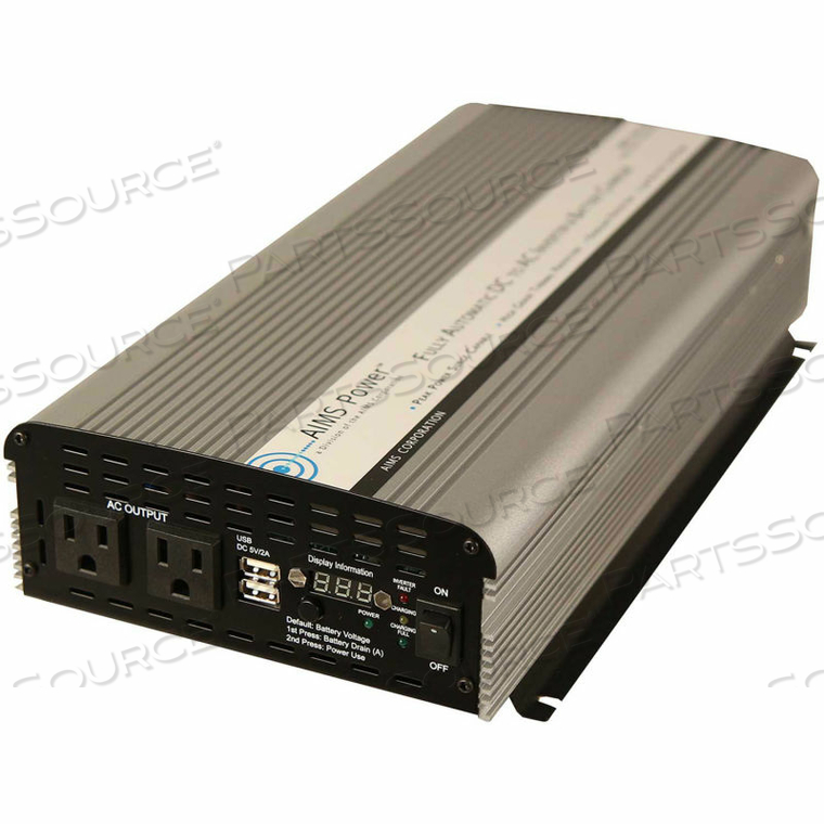 1500 WATT INVERTER WITH BUILT IN 10 AMP CHARGER by Aims Power 1500 WATT INVERTER WITH BUILT IN 10 AMP CHARGER by Aims Power