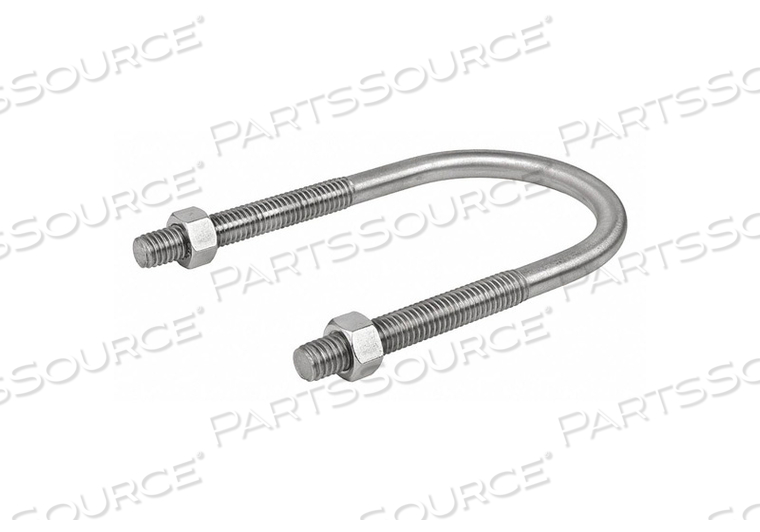 U BOLT STD 316 SS 1/2IN. THREAD 3IN TUBE by Calbrite U BOLT STD 316 SS 1/2IN. THREAD 3IN TUBE by Calbrite