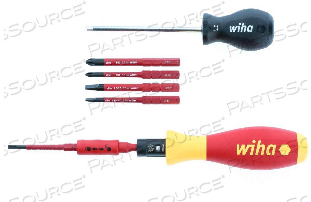 8 PIECE INSULATED TORQUECONTROL AND SLIMLINE BLADE SET by Wiha Tools