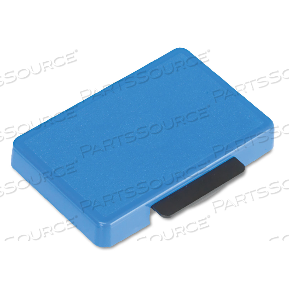 T5440 PROFESSIONAL REPLACEMENT INK PAD FOR TRODAT CUSTOM SELF-INKING STAMPS, 1.13" X 2", BLUE by Trodat