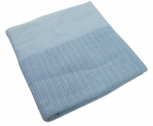 THERMAL BLANKET TWIN 66X90 IN. BLUE by R&R Textile Mills, Inc.