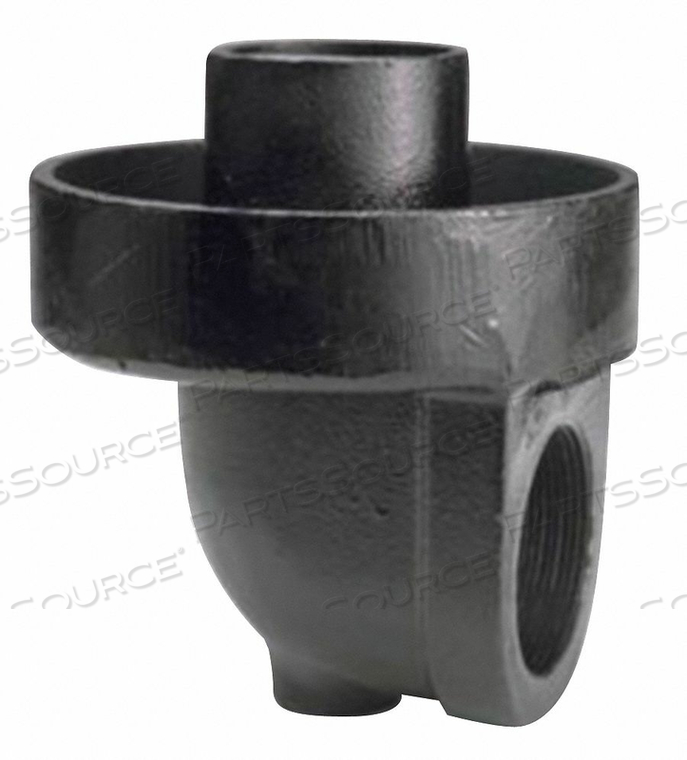 DRIP PAN ELBOW CAST IRON 2 IN. NPT 