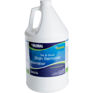 GLOBAL INDUSTRIAL TILE & GROUT STAIN REMOVER - CASE OF FOUR 1 GALLON BOTTLES by Clift Industries