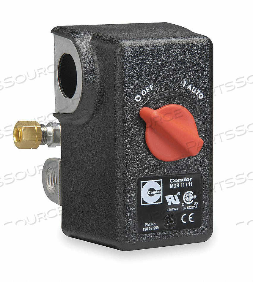 PRESSURE SWTCH DPST 20 TO 105 PSI STNDRD by Condor USA, Inc PRESSURE SWTCH DPST 20 TO 105 PSI STNDRD by Condor USA, Inc