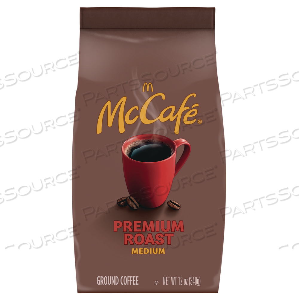 GROUND COFFEE, PREMIUM ROAST, 12 OZ BAG by McCafe GROUND COFFEE, PREMIUM ROAST, 12 OZ BAG by McCafe