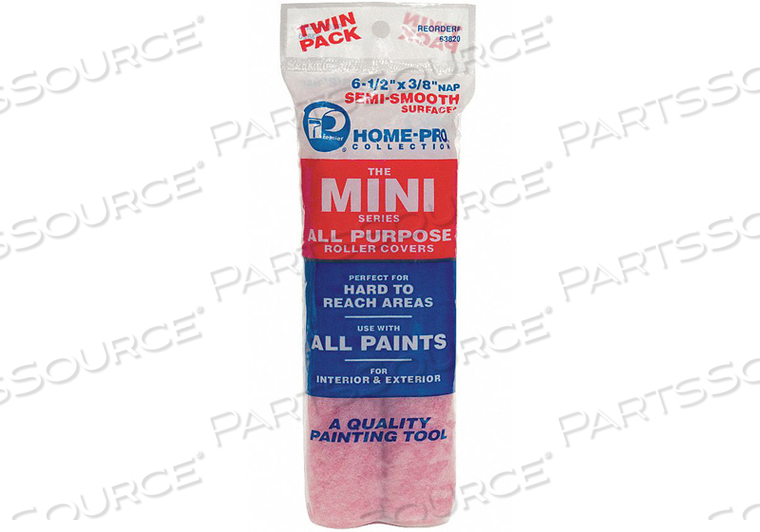 MINI ROLLER COVER 6-1/2 3/8 NAP PK2 by Premier