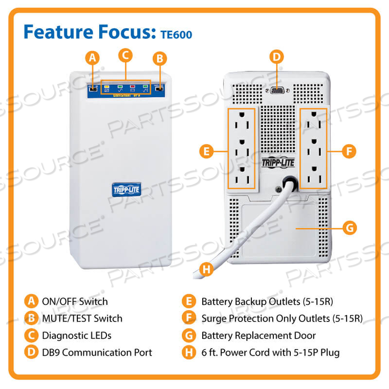 UPS TOWER 650VA 480W BATTERY BACK UP DESKTOP AVR 120V USB UPS TOWER 650VA 480W BATTERY BACK UP DESKTOP AVR 120V USB