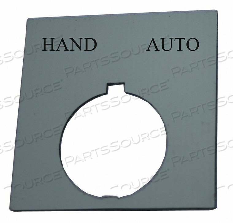 LEGEND PLATE SQUARE HAND AUTO BLACK by Eaton