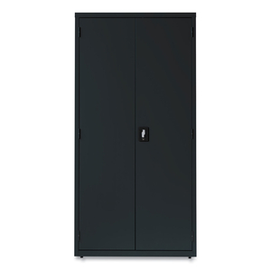 FULLY ASSEMBLED STORAGE CABINETS, 5 SHELVES, 36" X 18" X 72", BLACK by OIF