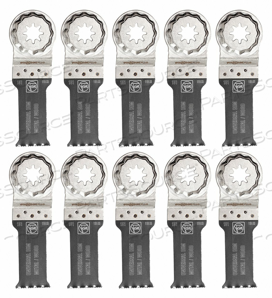 SAW BLADES BI-METAL 1-1/8 IN SIZE PK10 by Fein