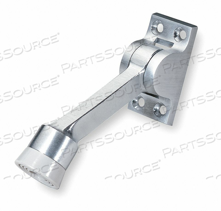 LEVER DOOR HOLDER SATIN CHRME CAST BRASS by Rockwood LEVER DOOR HOLDER SATIN CHRME CAST BRASS by Rockwood