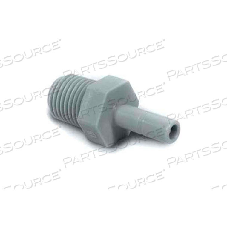 1/4" STEM ADAPTER WITH 1/8" NPTM THREAD - PUSH-IN FITTING 