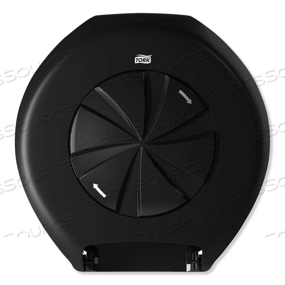 3 ROLL BATH TISSUE ROLL DISPENSER FOR OPTICORE, 14.12 X 6.31 X 14.56, BLACK by Tork 3 ROLL BATH TISSUE ROLL DISPENSER FOR OPTICORE, 14.12 X 6.31 X 14.56, BLACK by Tork