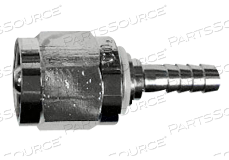 ADAPTER, DISS HEX NUT X 1/4 IN HOSE BARB, GRAY, CARBON DIOXIDE by Ohio Medical, LLC