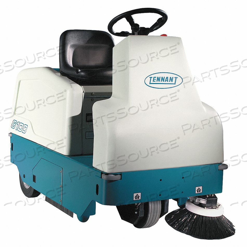 RIDE ON SWEEPER PLASTIC 3 CU FT. by Tennant Co. RIDE ON SWEEPER PLASTIC 3 CU FT. by Tennant Co.