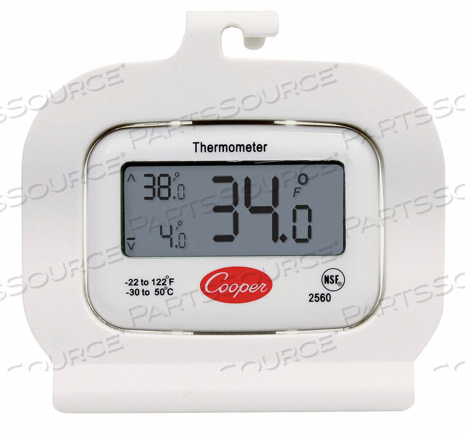 FOOD SRVC THRMOMTR FRDG/FRZR -22 TO122 F by Cooper-Atkins