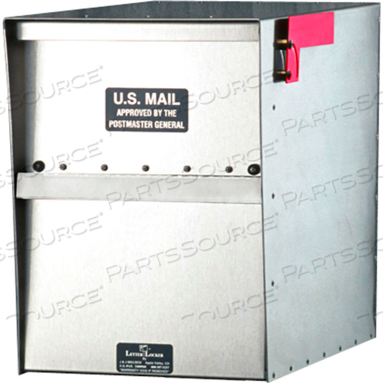 STANDARD REAR ACCESS STAINLESS LETTER LOCKER MAILBOX 