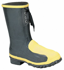 RUBBER BOOT MEN'S 12 MID-CALF BLACK PR by Lacrosse