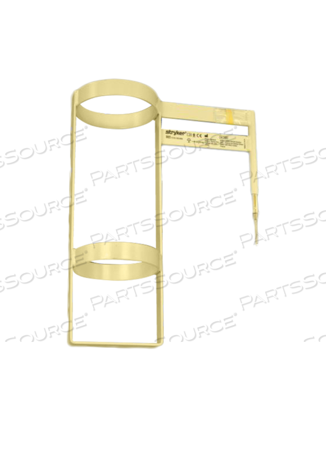 BOTTLE HOLDER, UPRIGHT, WHITE, FOR USE WITH: FOR PRIME SERIES STRETCHER by Stryker Medical BOTTLE HOLDER, UPRIGHT, WHITE, FOR USE WITH: FOR PRIME SERIES STRETCHER by Stryker Medical