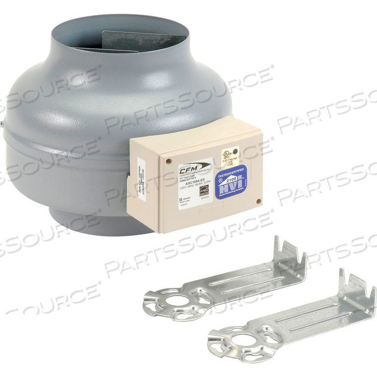 IN-LINE DUCT FAN 6" ENERGY STAR 235 CFM by Continental Fan Manufacturing