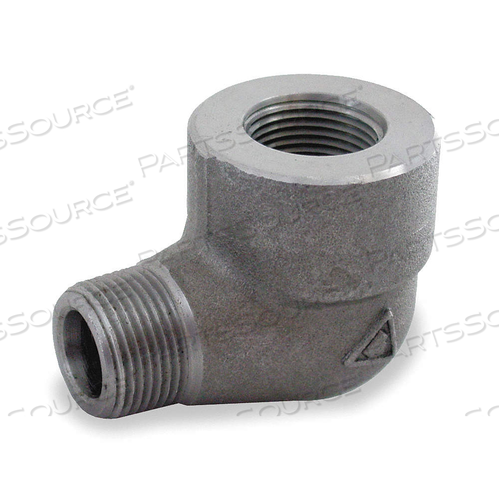 90° STREET ELBOW, FORGED STEEL, 1 1/4 IN X 1 1/4 IN FITTING PIPE SIZE, FEMALE NPT X MALE NPT by Approved Vendor
