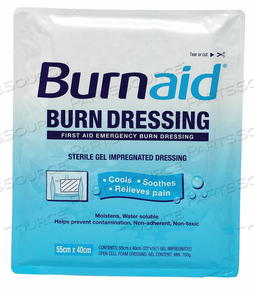 BURN DRESSING STERILE WHITE by Burnaid