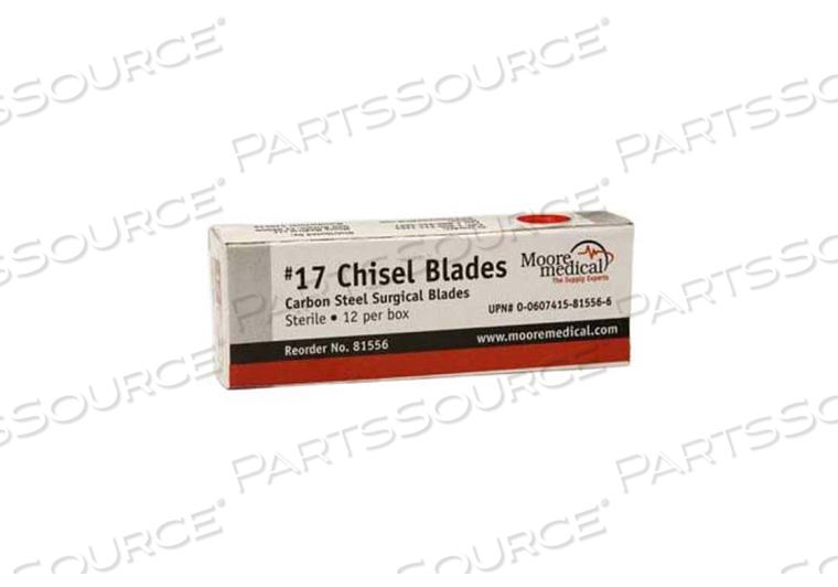 MOOREBRAND® CHISEL BLADE (12 PER PKG) by McKesson