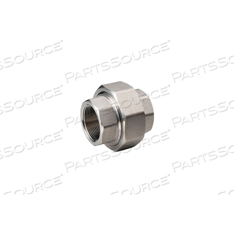 SS 304/304L FORGED PIPE FITTING 3/8" UNION NPT FEMALE by Merit Brass Company