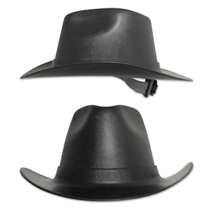 VULCAN COWBOY HARD HAT WITH RATCHET SUSPENSION BLACK by Occunomix