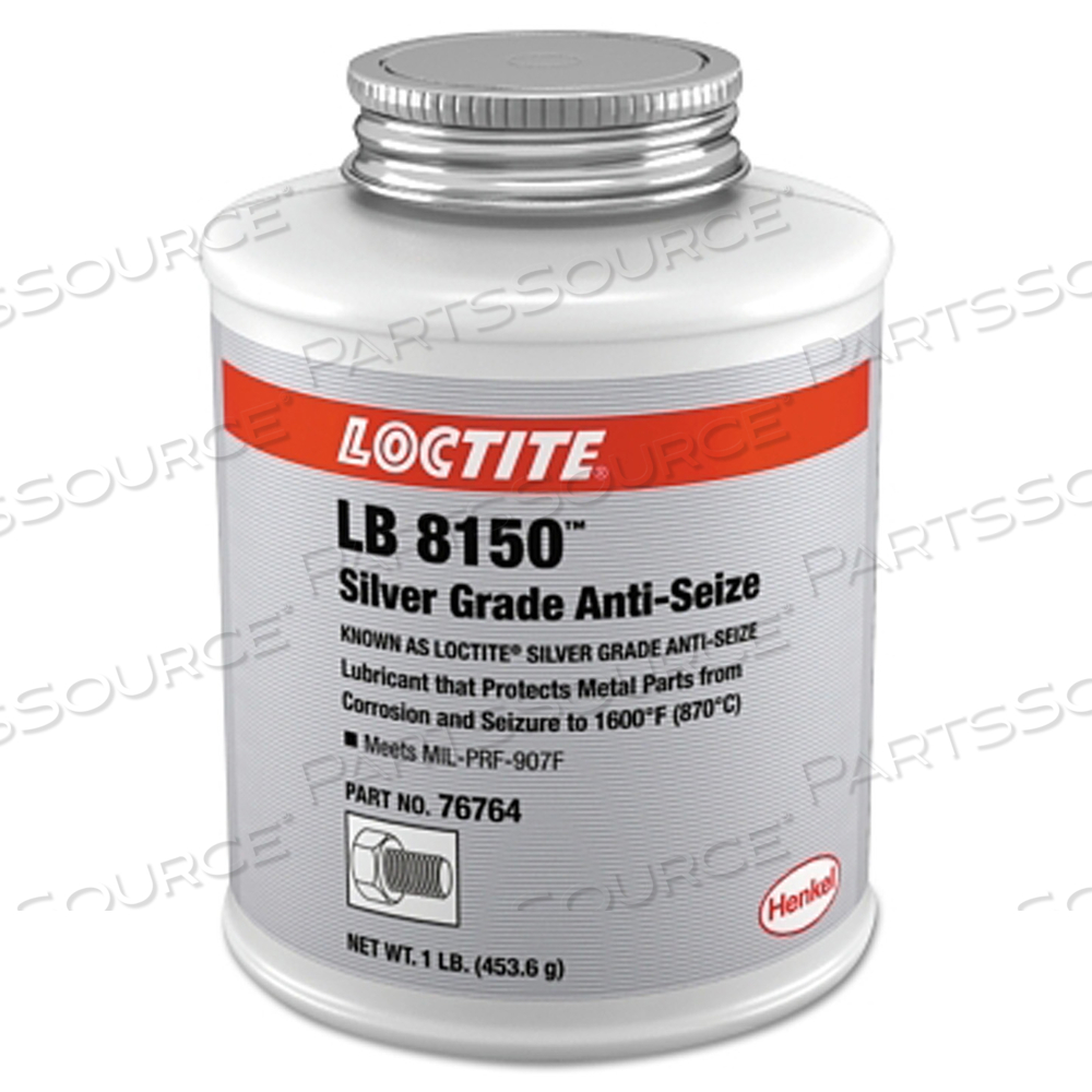 SILVER GRADE ANTI-SEIZE LUBRICANT, 1 LB CAN by Loctite Brand SILVER GRADE ANTI-SEIZE LUBRICANT, 1 LB CAN by Loctite Brand