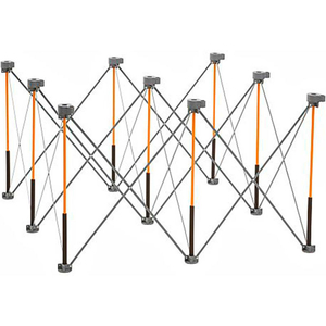 BORA CENTIPEDE EXPANDABLE WORKSTAND 48"W X 48"D - 4 X-CUPS, 2 QUICK CLAMPS, ACCESSORY BAG by Affinity Tool Works