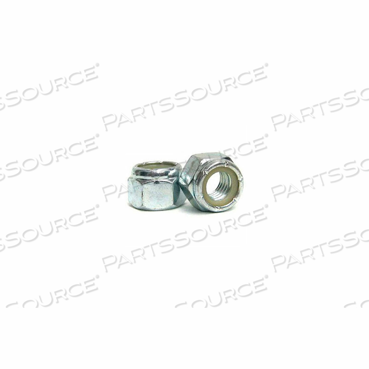 M8 X 1.25 NYLON INSERT LOCK NUT - STEEL - ZINC - DIN 125B - CLASS 8.8 - PKG OF 100 by Titan Fasteners