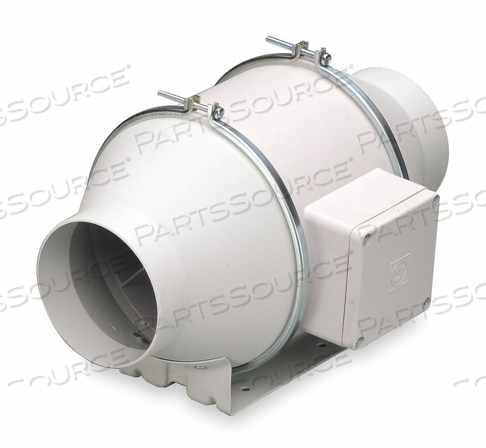 PLASTIC 8 D 5 H 5 W INLINE DUCT FAN by S&P USA Ventilation Systems