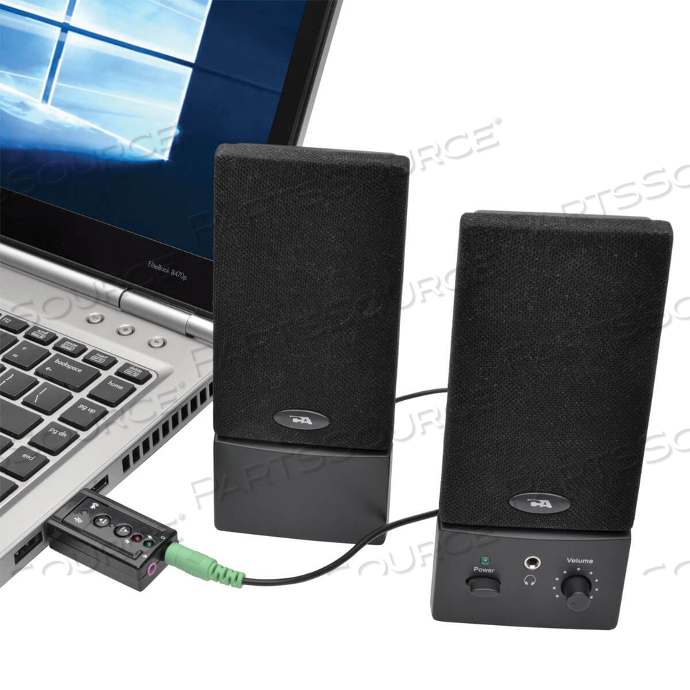 USB EXTERNAL SOUND CARD MICROPHONE SPEAKER VIRTUAL 7.1 CHANNEL by Tripp Lite USB EXTERNAL SOUND CARD MICROPHONE SPEAKER VIRTUAL 7.1 CHANNEL by Tripp Lite