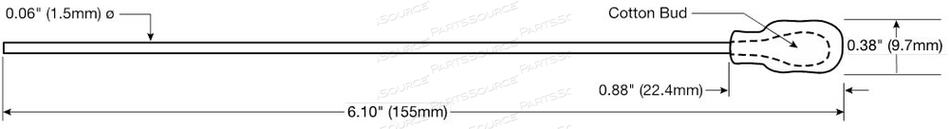 SWABS 100 50PAK by Chemtronics