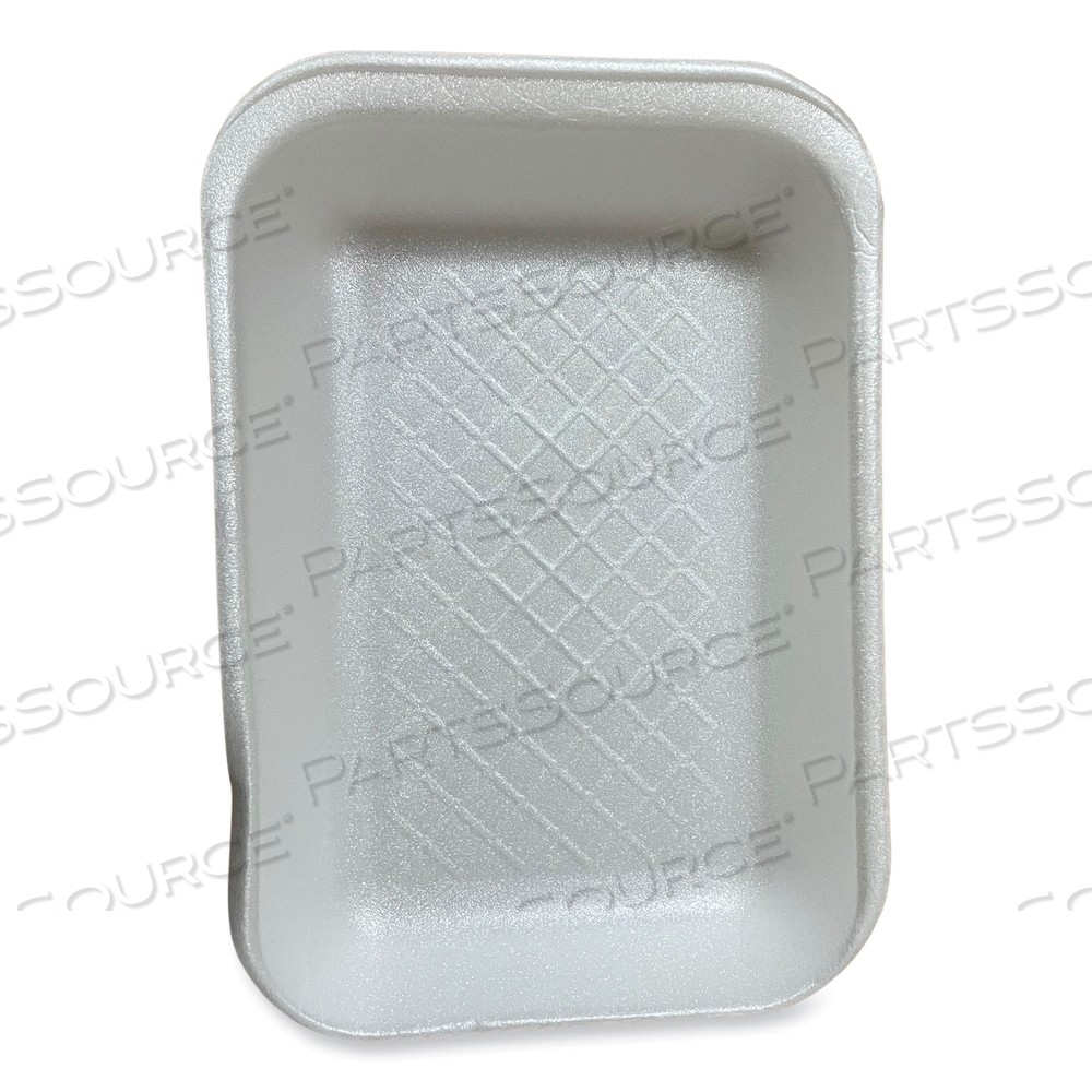 MEAT TRAYS, #2D, 8.56 X 6.1 X 1.2, WHITE by Genpak