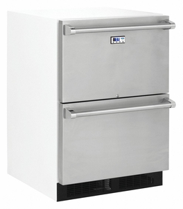 DRAWER REFRIGERATOR UNDER COUNTER WHITE by Marvel Scientific