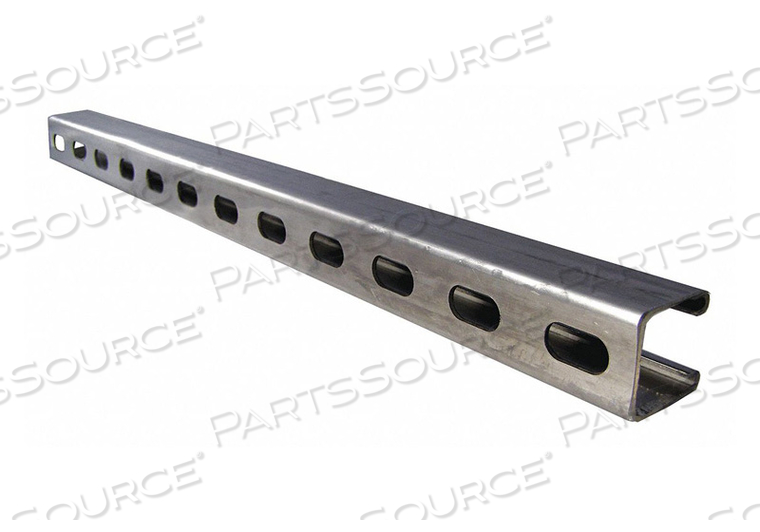 STRUT CHANNEL 1-5/8 W 10 FT L SILVER by Calbrite STRUT CHANNEL 1-5/8 W 10 FT L SILVER by Calbrite