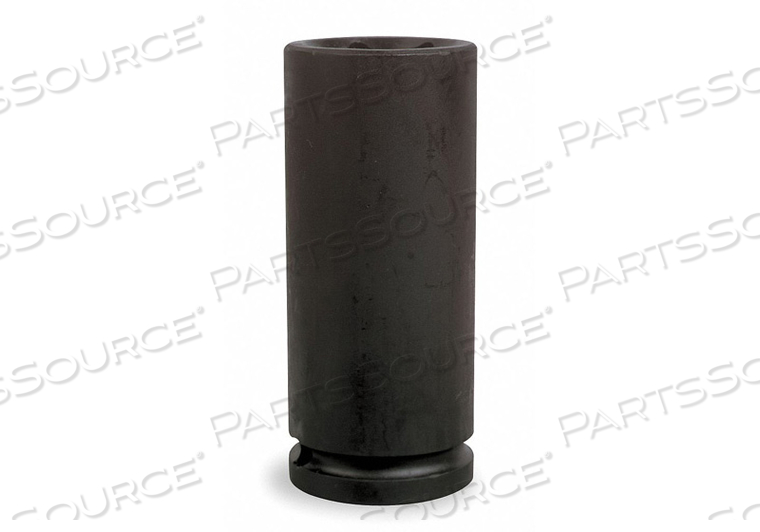 IMPACT SOCKET, SOCKET SIZE 7/16 IN, SOCKET SHAPE 6-POINT, DRIVE TYPE IMPACT, DRIVE SIZE 1/2 IN, COMPATIBLE FASTENER TYPE BOLTS, NO, ALLOY ST by Westward