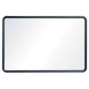 CONTOUR DRY-ERASE BOARD, MELAMINE, 36 X 24, WHITE SURFACE, BLACK FRAME by Quartet