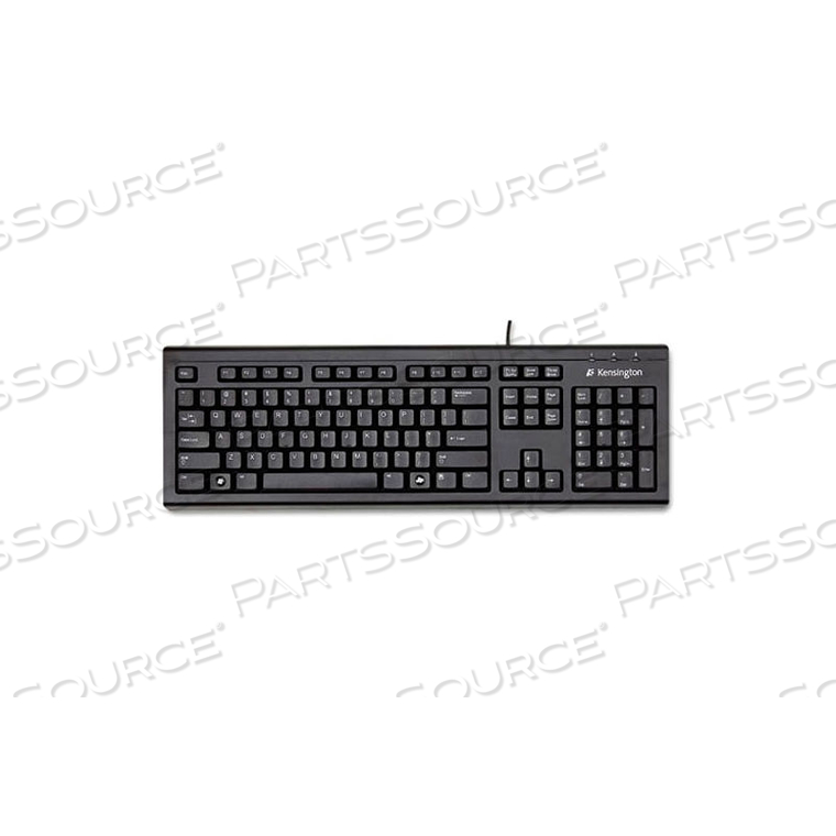 SPILL-PROOF 104-KEY WIRED KEYBOARD, BLACK by Kensington Computer Products SPILL-PROOF 104-KEY WIRED KEYBOARD, BLACK by Kensington Computer Products
