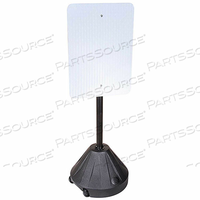 MAGIC MASTER NEXT GENERATION ROLLING BLACK SIGN BASE W/ 58" POLE by Joseph Struhl Co., Inc.