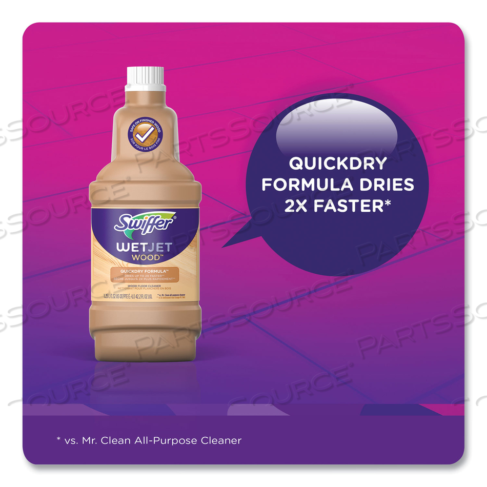 WETJET SYSTEM CLEANING-SOLUTION REFILL, BLOSSOM BREEZE SCENT, 1.25 L BOTTLE by Swiffer