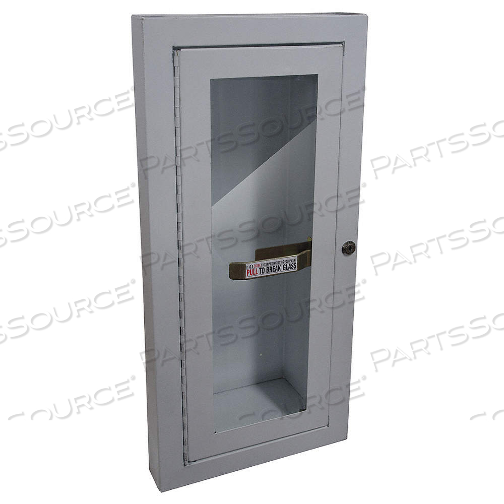 FIRE EXTINGUISHER CABINET, FOR 5 LB TANK WT, CABINET, SEMI-RECESSED by Approved Vendor