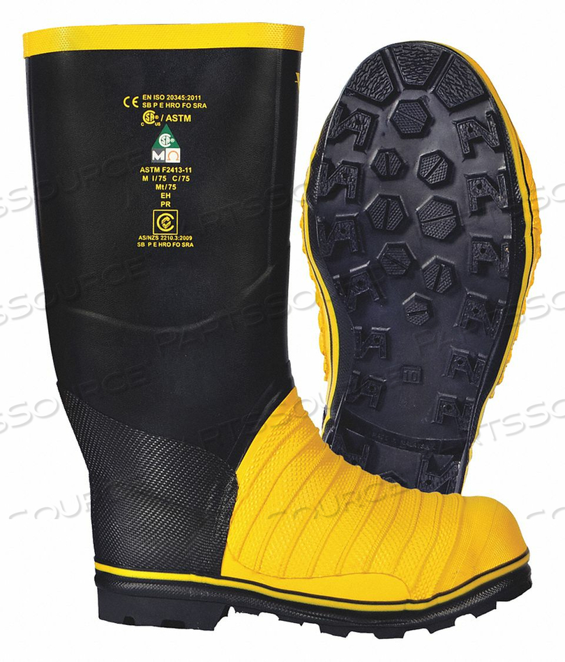 E4402 RUBBER BOOT UNISEX 15 KNEE BLACK PR by Viking E4402 RUBBER BOOT UNISEX 15 KNEE BLACK PR by Viking