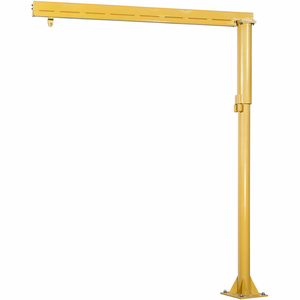 WORKSTATION JIB CRANE, 500 LB. CAPACITY, 10' UNDER BEAM HEIGHT, 6' SPAN by Contrx Industries Inc