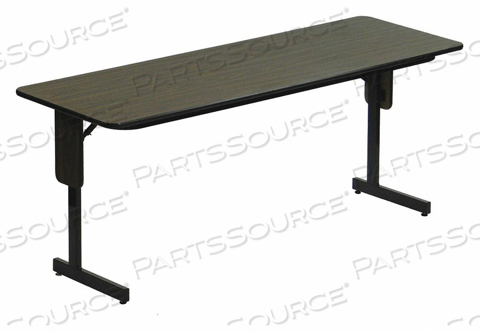 FOLDING SEMINAR TABLE - 24" X 72" - WALNUT by Correll