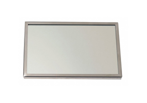 FRAMED MIRROR SST GLASS 24X36 IN by See All Industries