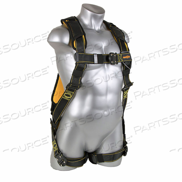 CYCLONE HARNESS, QUICK CONNECT CHEST & LEGS, XL, 130-316 LBS CAPACITY by Guardian Fall Protection CYCLONE HARNESS, QUICK CONNECT CHEST & LEGS, XL, 130-316 LBS CAPACITY by Guardian Fall Protection